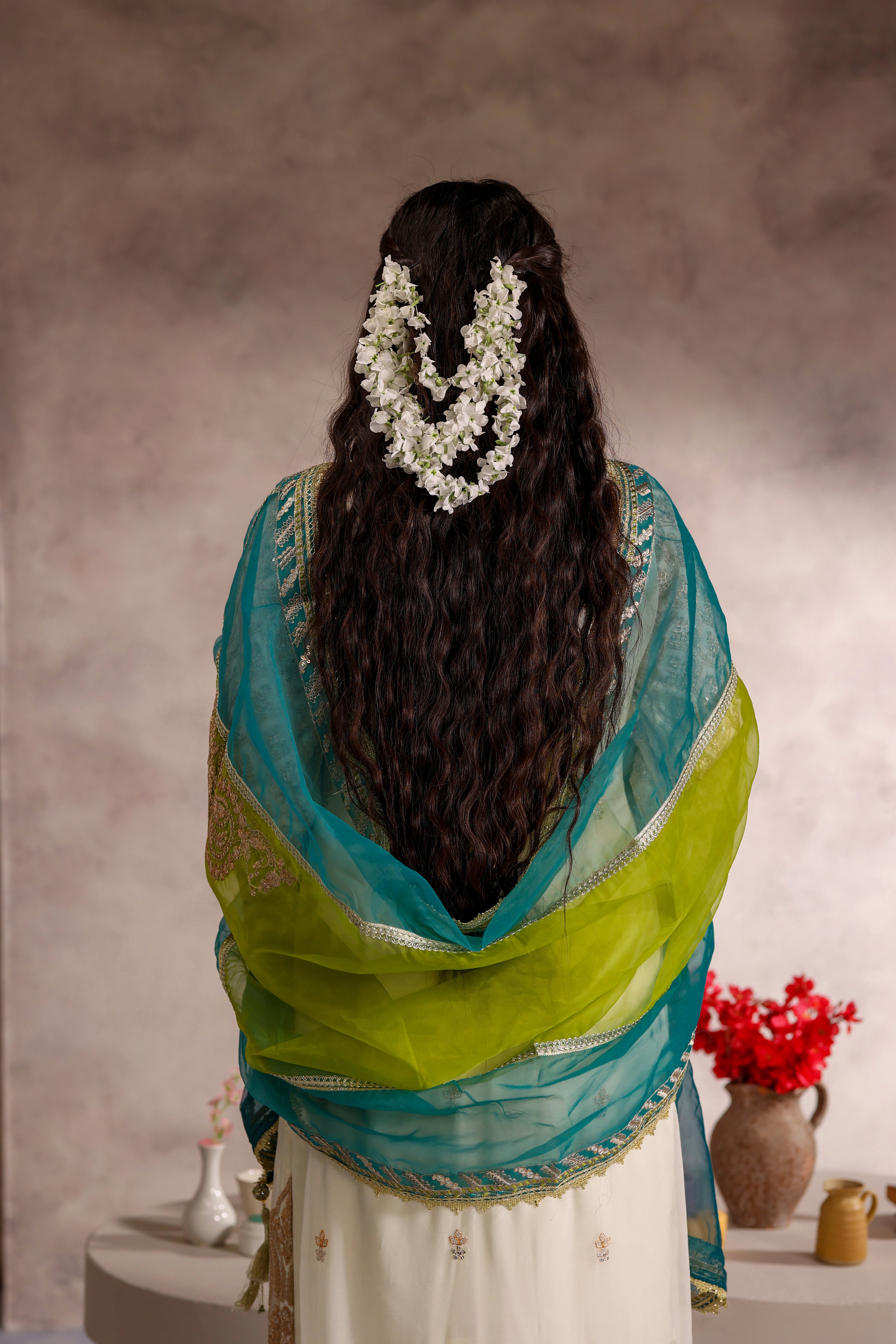 Aleena Bamber Chiffon Formal Suit -NFD-305